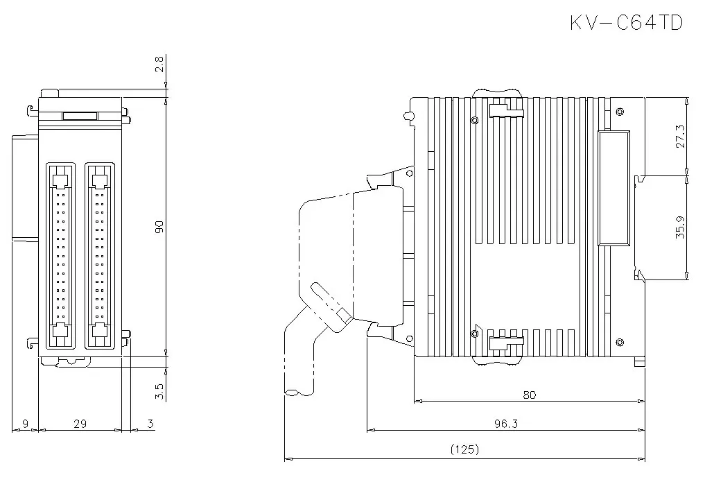 Keyence Kv-c64td Plc可编程控制器kv-5000/3000系列全新原装- Buy
