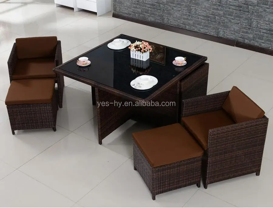 Cheap Garden Furniture Rattan 1 Table And 8 Chairs Z552