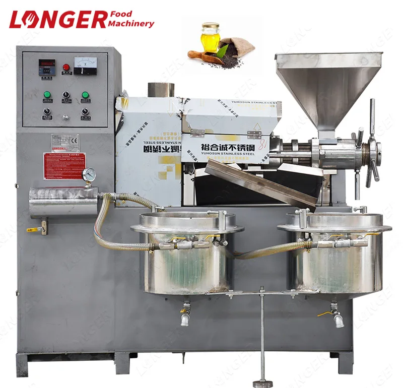 Longer Food Machinery Full Automatic Oil Press Sesame Seed Oil