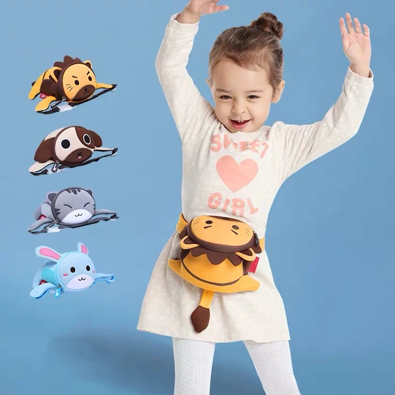 2020 Trendy Kids Girls Fashion Small Neoprene Bum Bag Belt Children's Custom Logo Waist Bag