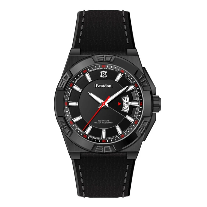 bestdon bd9965g时尚男士真皮石英运动手表 - buy sport watch