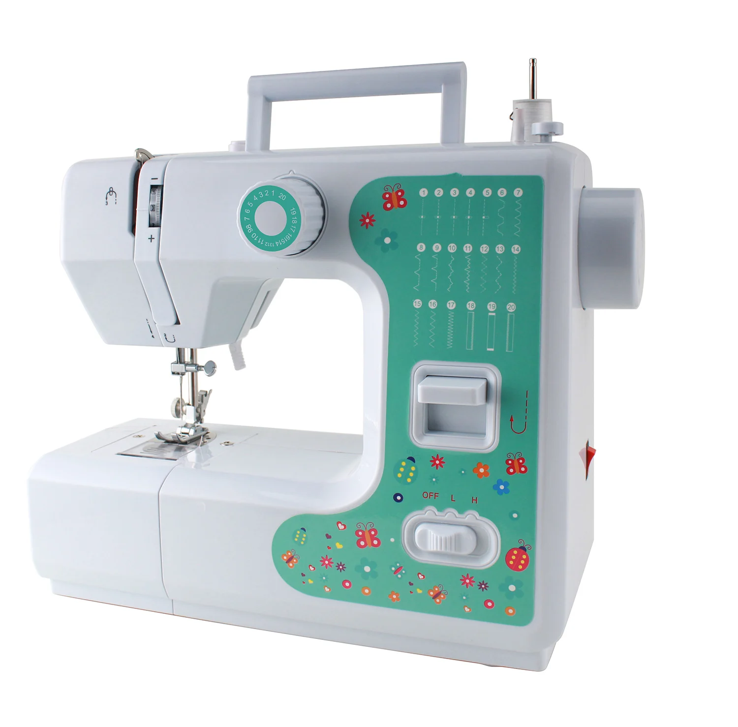 Vof Professional Electric Portable Lockstitch Sewing Machine Home Use