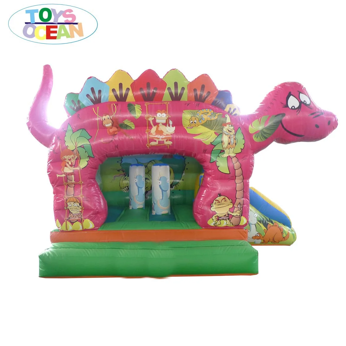 Inflável Dino Park Combo Jumping Castle com Slide para Crianças,  Aniversário Dinosaur Bounce House, Festa e Aluguel, 5m - AliExpress