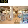High quality cheap price pharmacy shelves pharmacy wood showcase designs for medical store