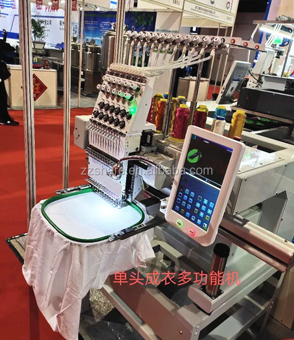 Second Hand Embroidery Machine 2 Heads Embroidery Machine Computerized