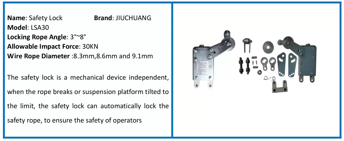 suspended aluminum work platform,Electric Scaffolding parapet clamp type low price