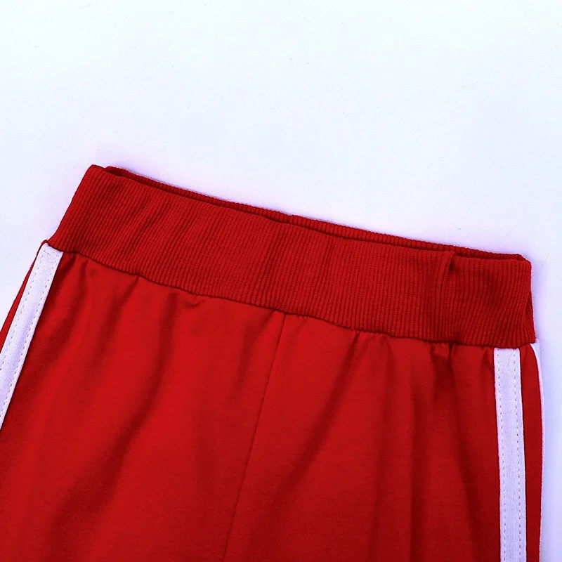 baby striped sport girl toddler boutique clothing set 2 pieces unisex