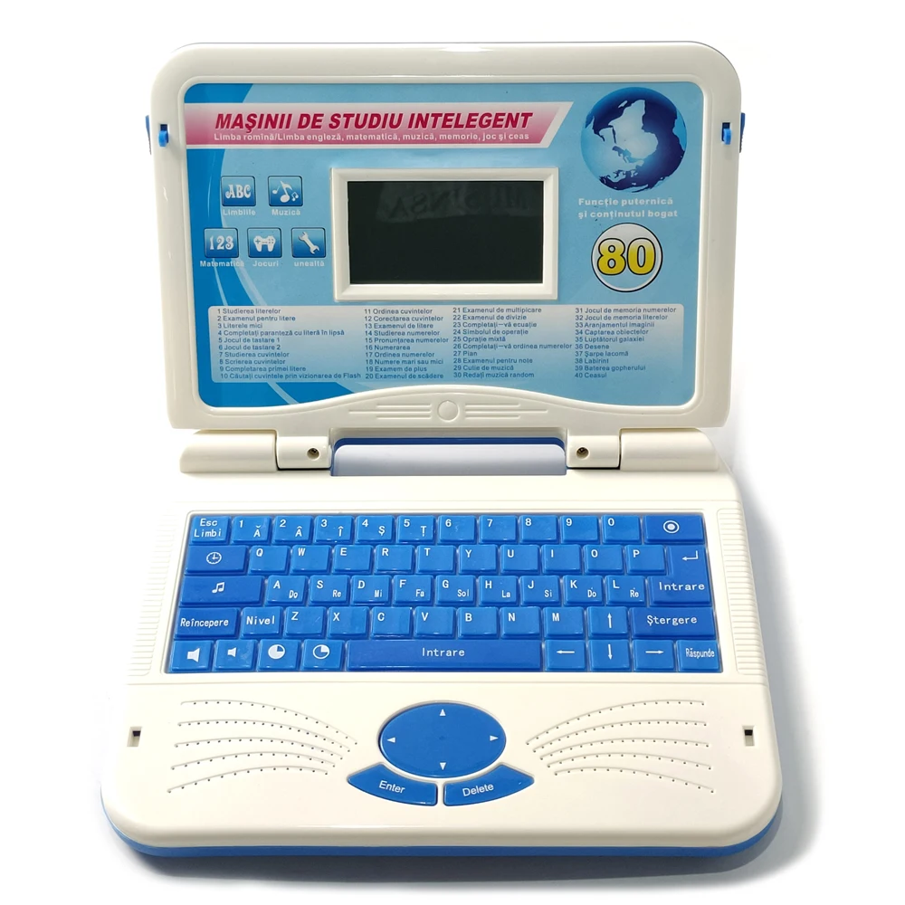 Computer Portatile per Bambini, Giocattolo Educativo per L'apprendimento  Bilingue per Bambini Gioco per Computer Portatile per Bambini Computer