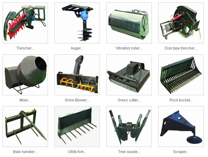 Skid steer loader attachments-2