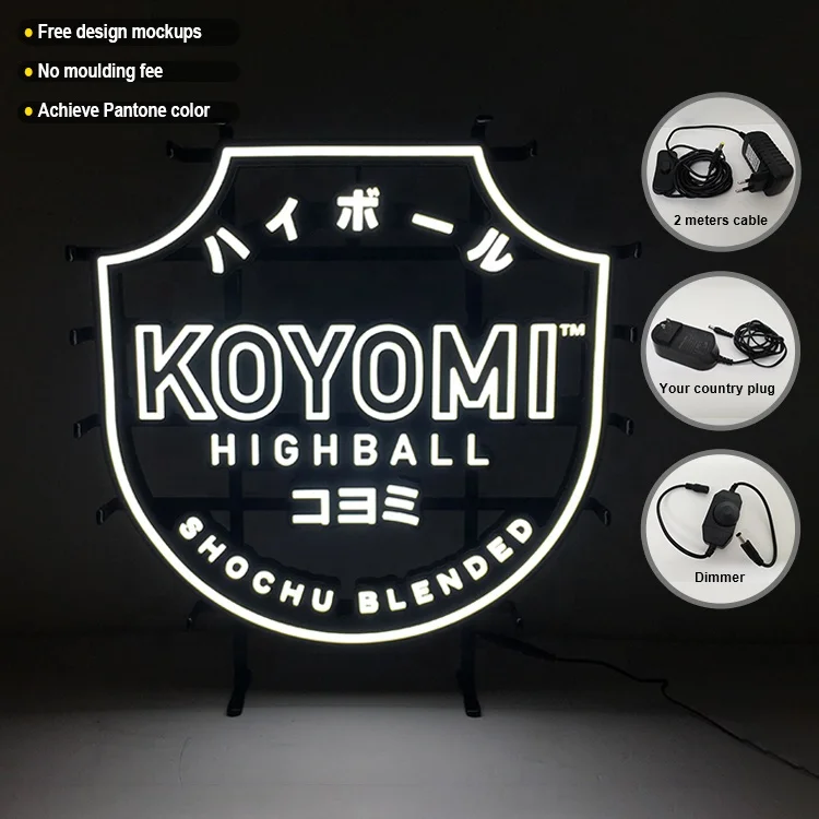 Insegna Luminosa Negozio Neon Sign Japan Led Backlit Logo