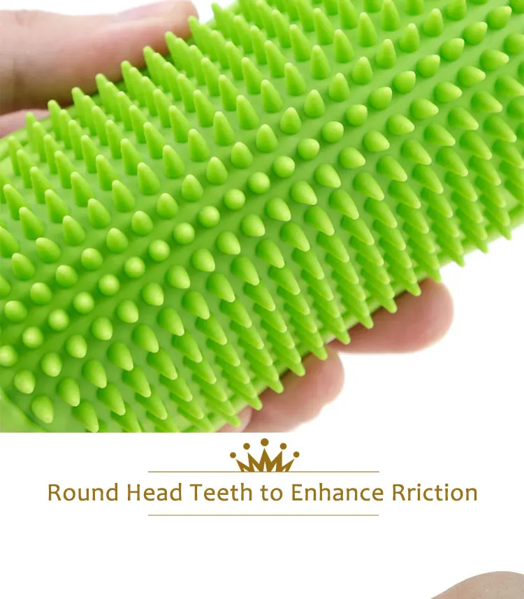 Zmaker Colorful Silicone Pet Bath Shampoo Brushes Dogs Cats Hair