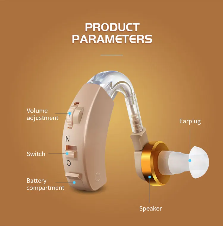 BTE Cheap Hearing Aid Amplify the sound for hearing loss manufacture