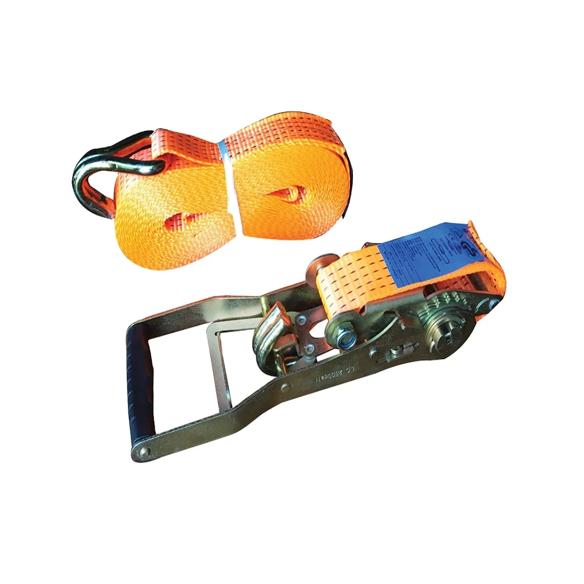 Load Restraint 50mm 2 Inch Cargo Tie Down Strap Ratchet Straps Lashing Winch Orange Belt Track