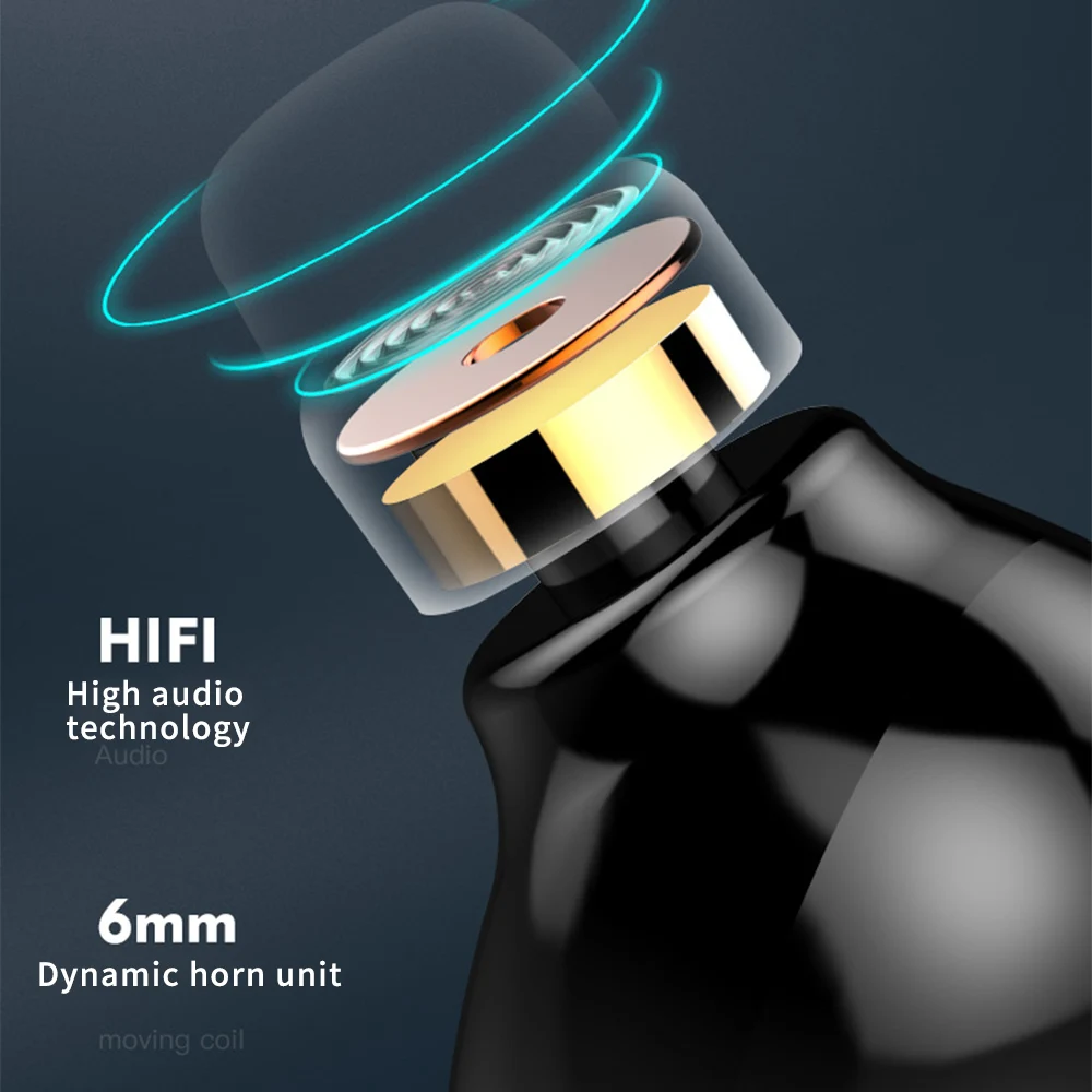 Free Shipping 1 Sample OK IPX6 TWS Earphone 5.0 Touch Music Wireless Earphones Stereo Headphones Wireless Earbuds - ANKUX.COM