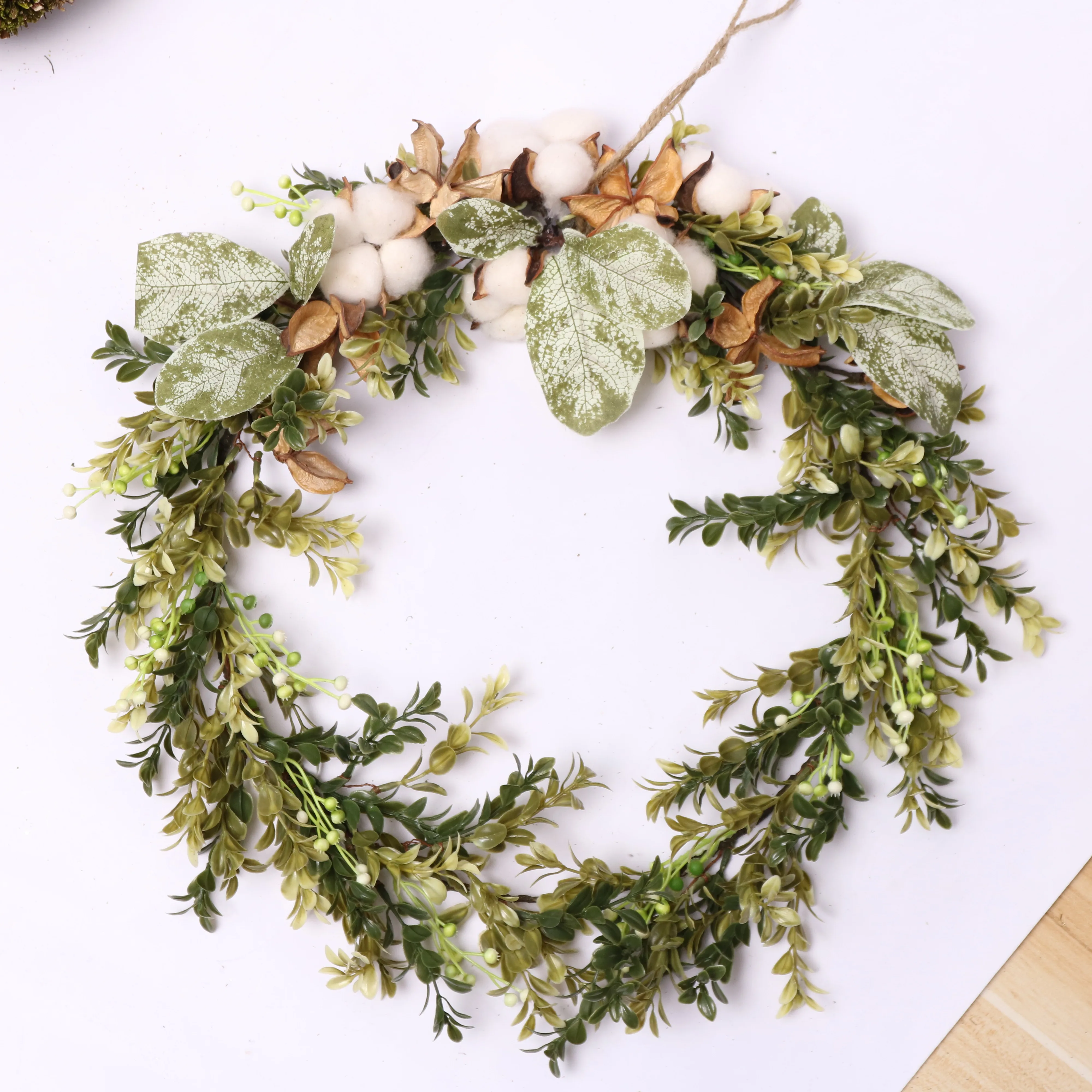 2021年新品春风清新装饰花圈