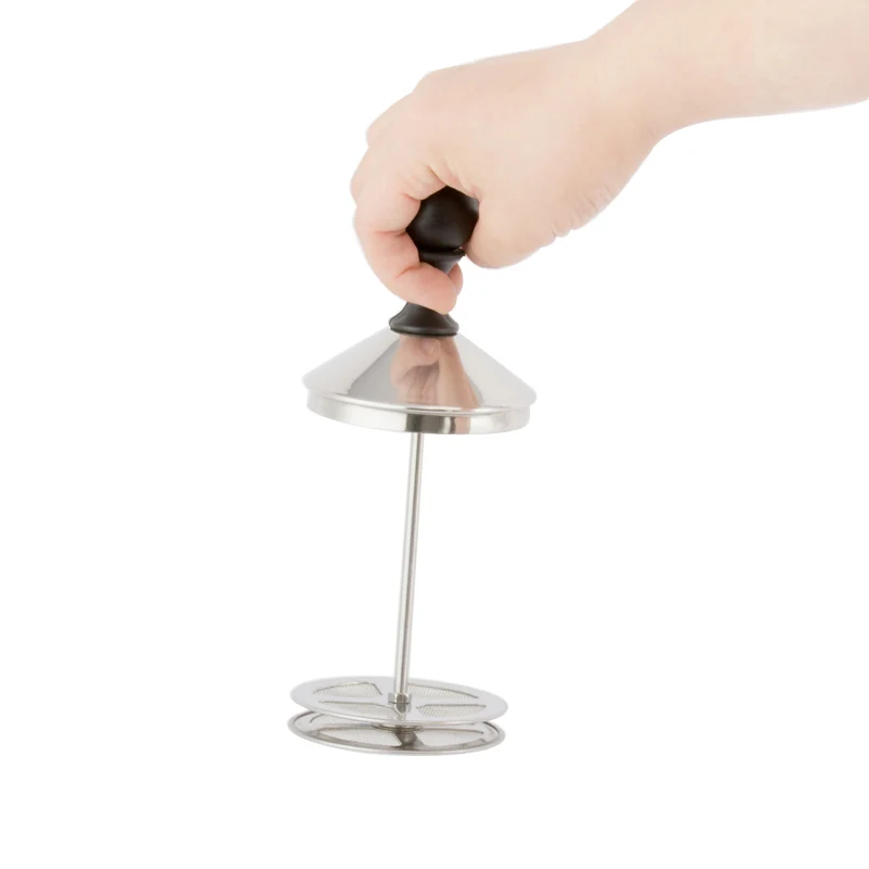 Manual Milk Frother Stainless Steel Handheld Milk Frother For Milk