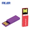 Tie clip shape usb flash drive 32 GB multi color book Carpeta style memory stick plastic Pendrive 32GB
