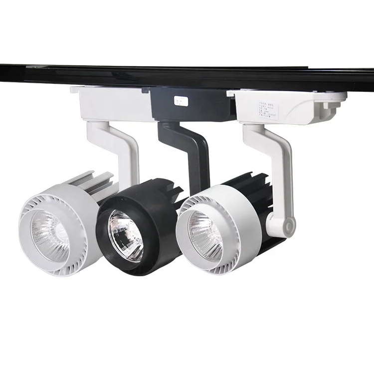 Wholesale Spotlight Rail Lighting System Led Flat Track Light Projector Led Track Spot Lights For Clothes Store