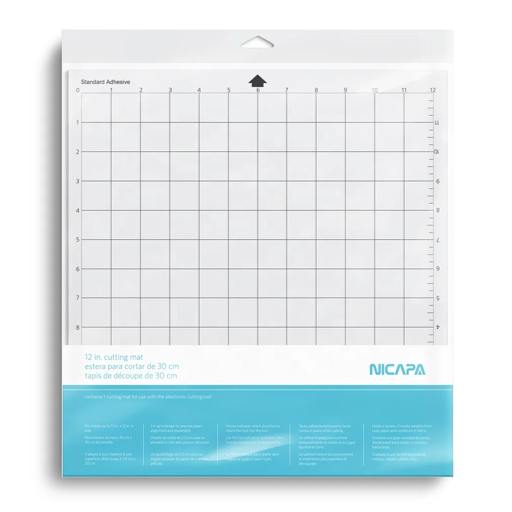 Nicapa Cutting Mat For Silhouette Cameo 3/2/1 Cut Mats Replacement