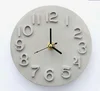 Concrete Clock Mold DIY Roman Letter Wall Watch Cement Silicone Molds