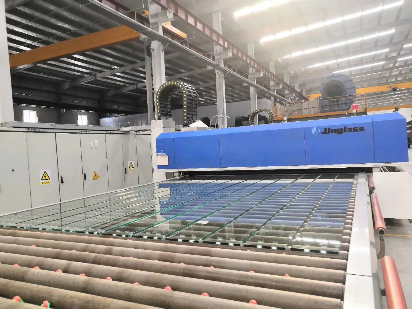 319mm Silk Screen Printing Ceramic Frit Color Painted Tempered Glass