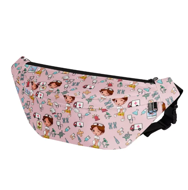 100 Polyester Medical Fanny Pack Purses Waterproof Nurse Fanny Pack