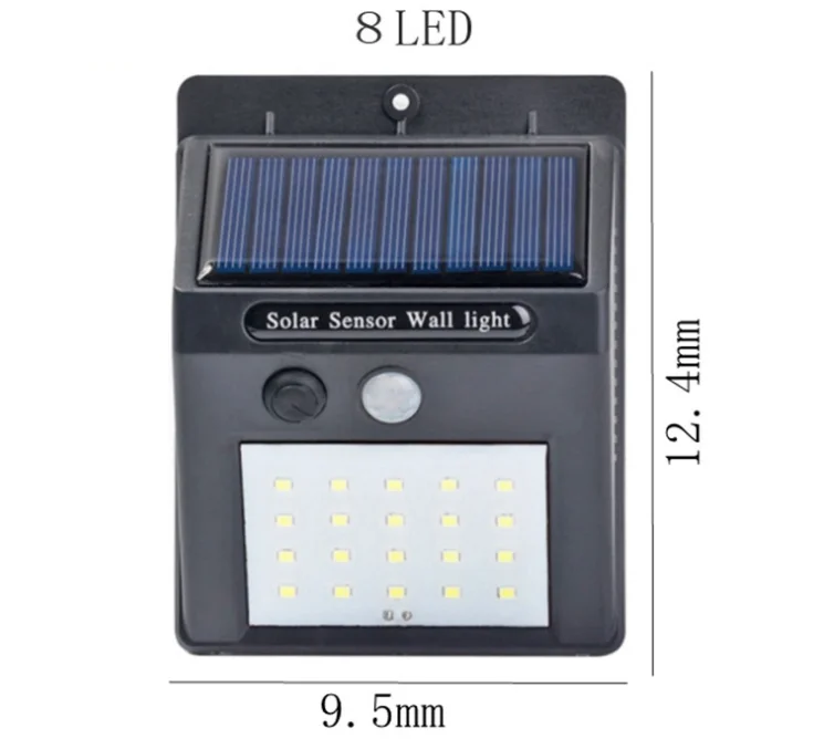 Factory manufacturer price solar street light wall light human body induction garden wall lighting multiple types Wireless