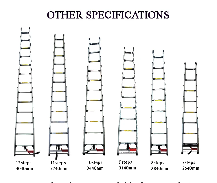 Structural Ladder Types Multifunctional Telescopic Extendable Combination Ladders Outdoor ...