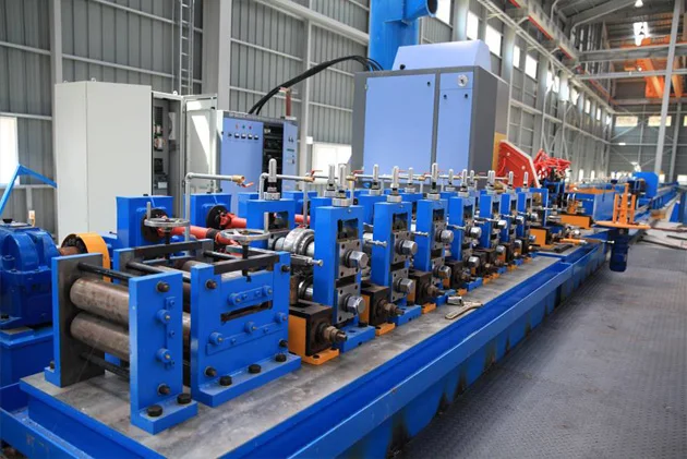 SGS ERW127 Fully Automatic ERW Tube Mill Galvanized Pipe Making Machine