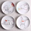 Ceramic Nordic cake dessert western dishes creative bone China steak fruit plate