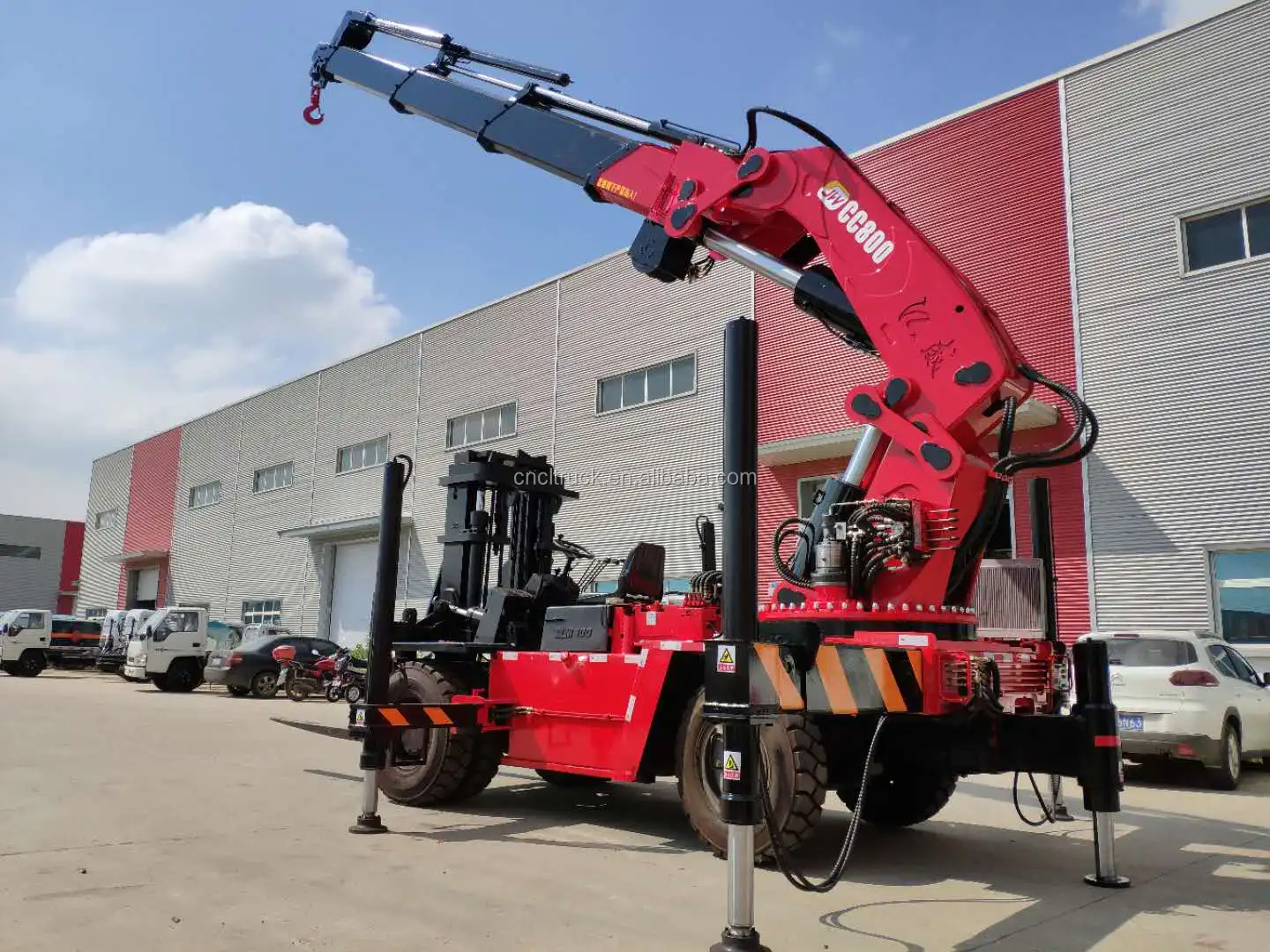 New Design Hydraulic Control Forklift Crane With Loading 8ton Sale In ...