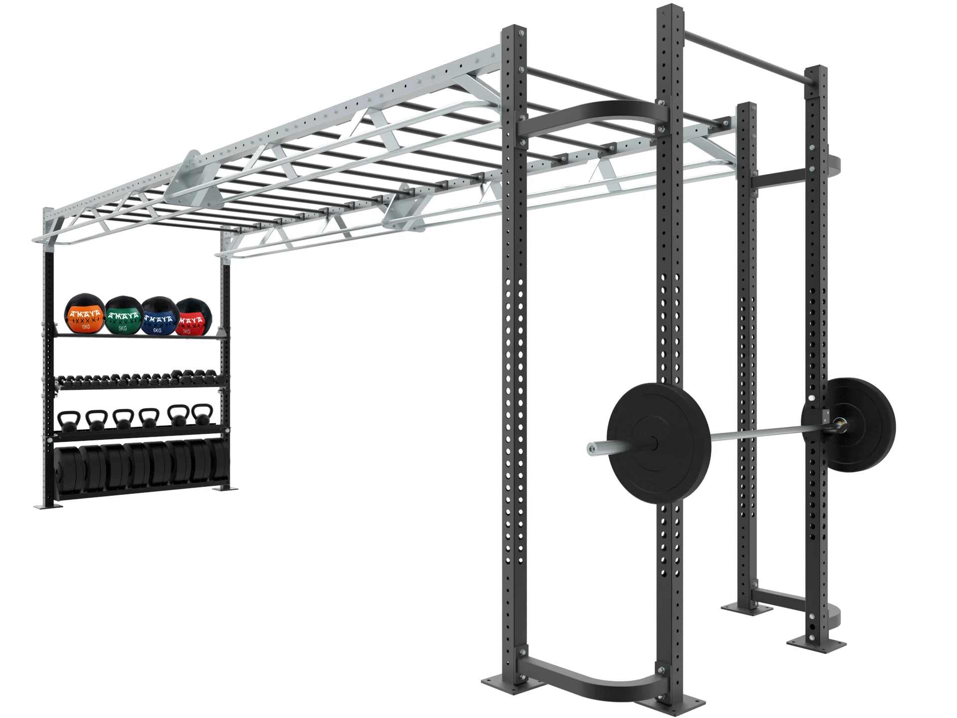 RIG100 Power weight lifting rack / power rack /power cages, View ...