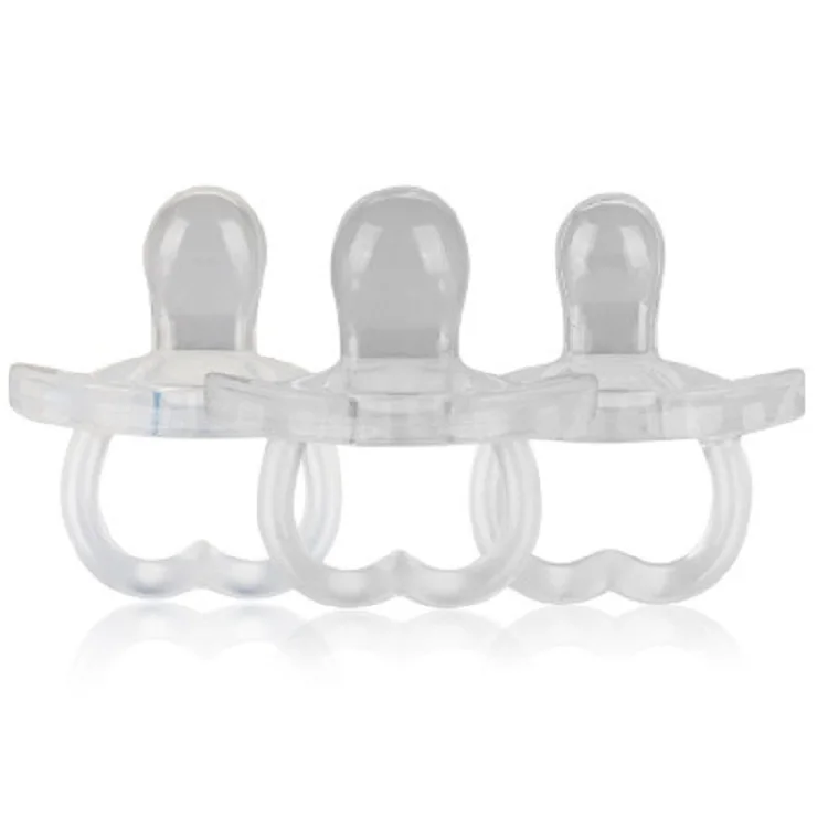silicone baby pacifier clip