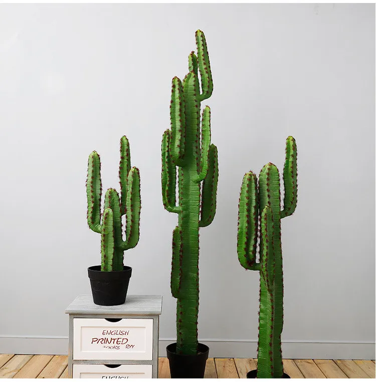 Кактусы высокие домашние фото A-3060 Large Pu Artificial Gran Cactus Saguaro Potted For Home Decoration - Buy 