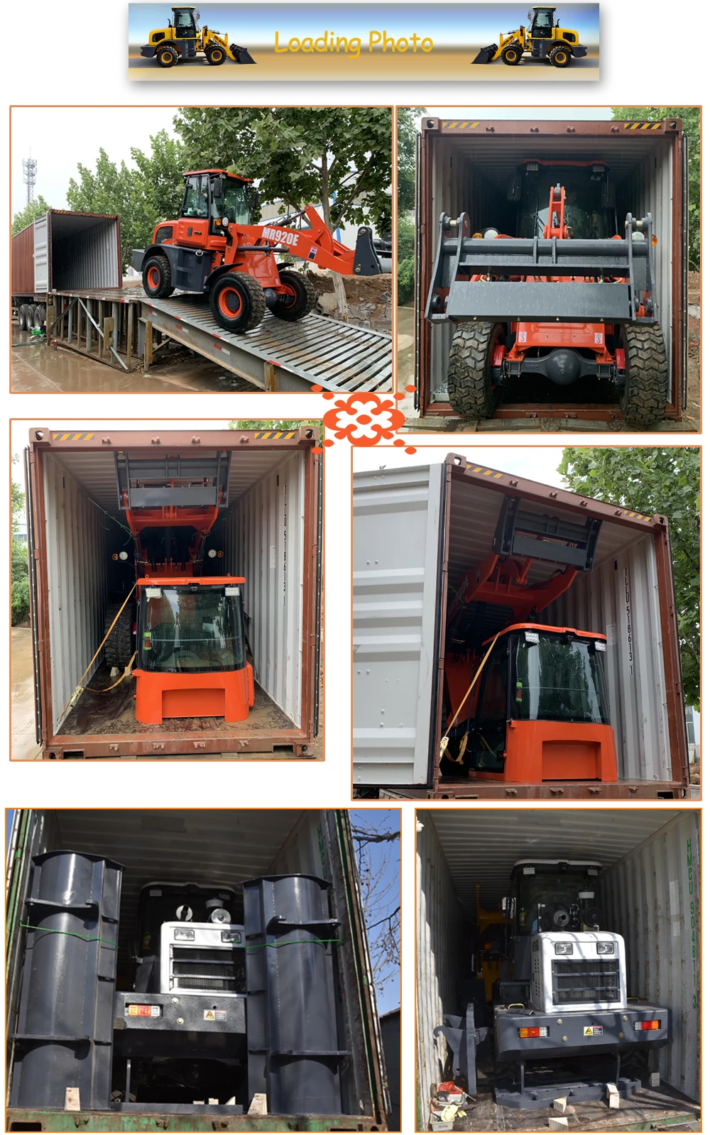 Garden miniloader wheel loader mini