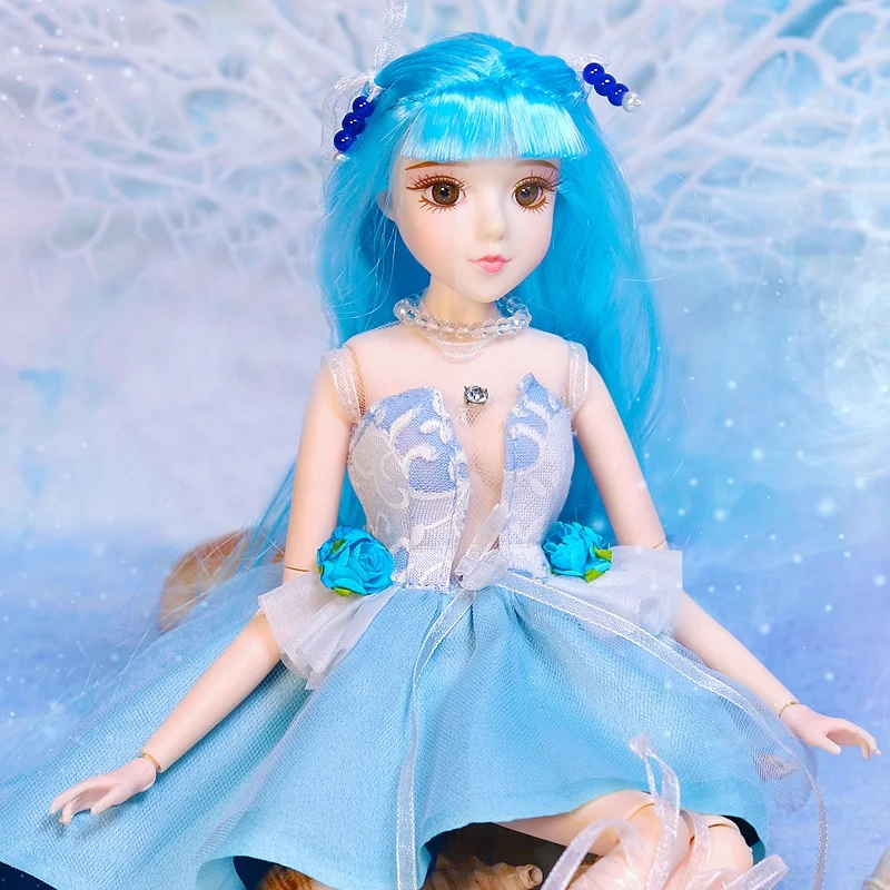 Zodiac sign Aquarius for girls gift toys 18 joints dolls 30cm 