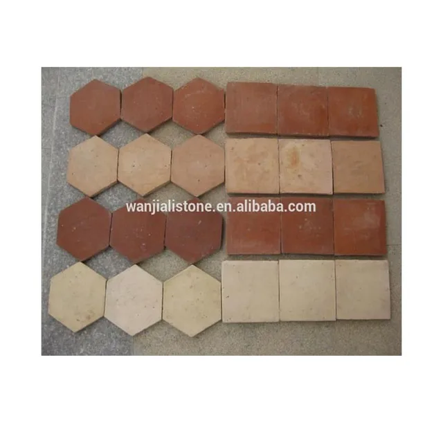 Keramische Handgemaakte Terracotta Vloertegels Antieke Panelen Terracotta Vloertegels Antieke
