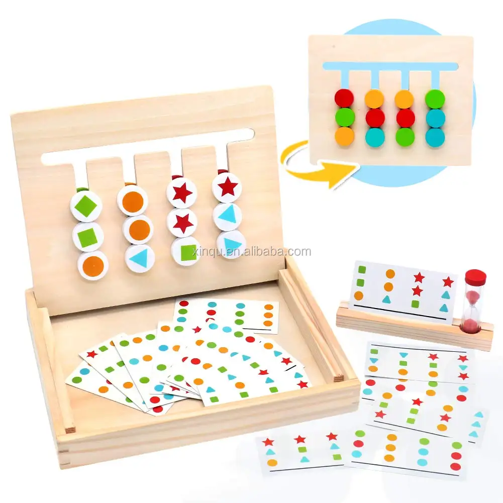 wooden colour sorting toys