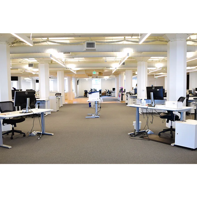 Smart F Shape Design Modern Open Space 2 Person Office Cubicle