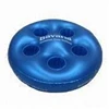 Inflatable bottle drinks tray cup holder for pool floating and office