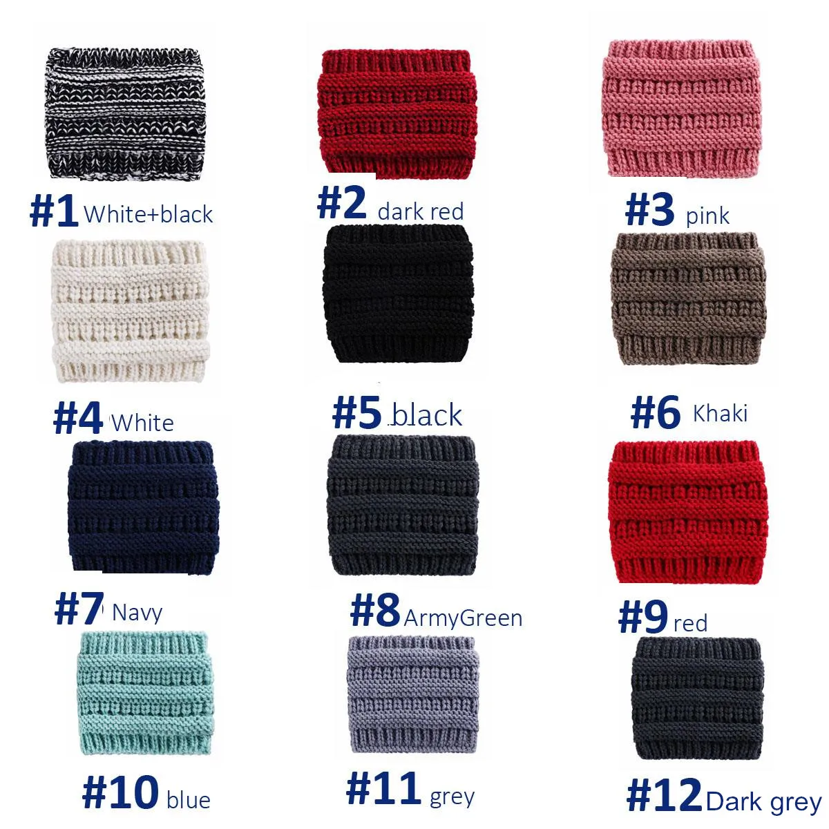 Q484 Ponytail Beanie Women Knitted Turban Headband Crochet Beanies Winter Hats Cap Warm Lady Messy Bun Hat Women Bandanas Buy Ponytail Beanie Bun Beanie Hat Turban For Women Product On Alibaba Com