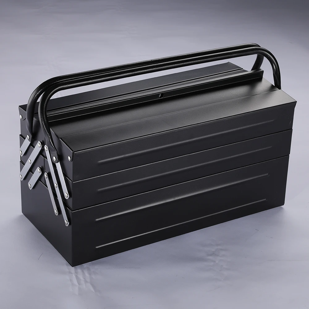 Portable Tool Box Cantilever Metal Toolbox 3 Tier Multi-function Tool ...