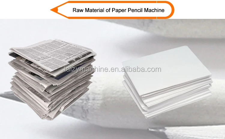 Waste Recycled Paper Newspaper Pencil Making Machine