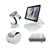 dual screen pos computer Cost-effective POS system white touch screen pos terminal
