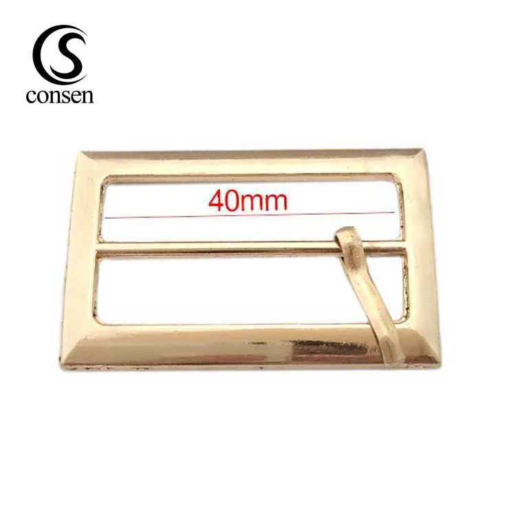 Top quality wholesale gold custom  brand logo metal fashion buckle for belt