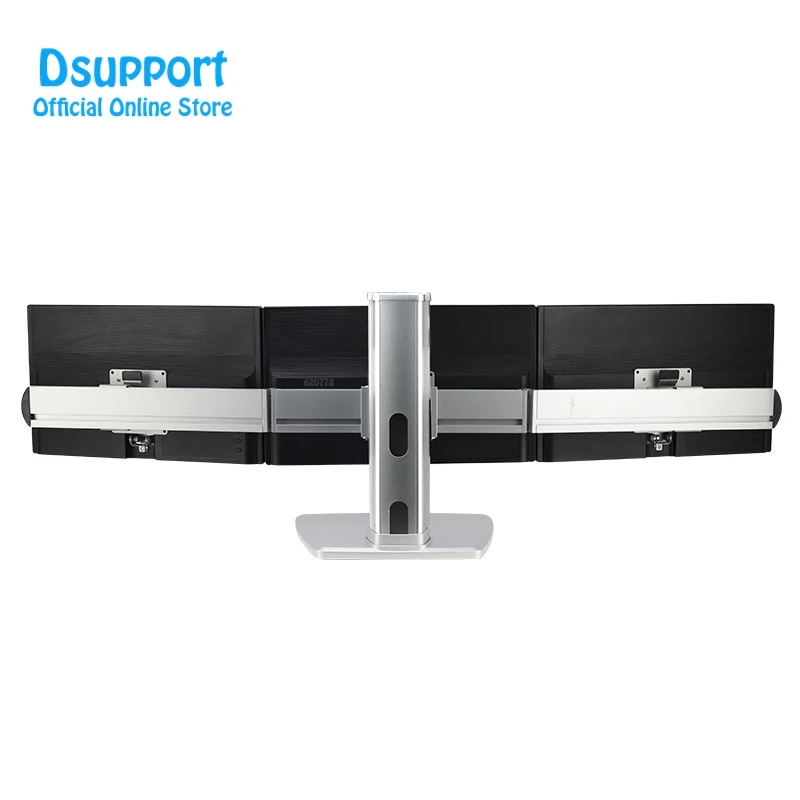 Aluminum Alloy 24-32 Inch Desktop Stand Triple Monitor Holder Full Motion  Height Adjusting Max Loading 8 Kgs Cl301 - Buy 3 Screen Monitor Holder,Fit  For Screen Size 24-32 Inch,Triple Monitor Arm Desktop