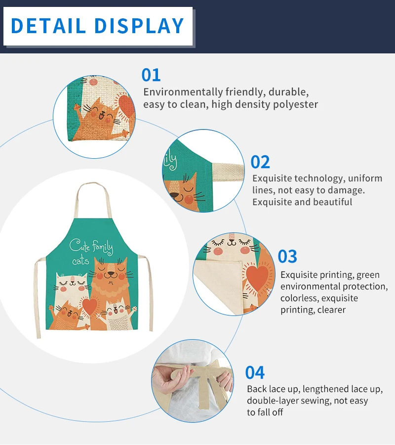 kitchen apron 100% cotton