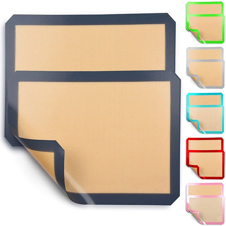 Food Grade Silicone Fiberglass Cloth Baking Mat Safe To Use Without