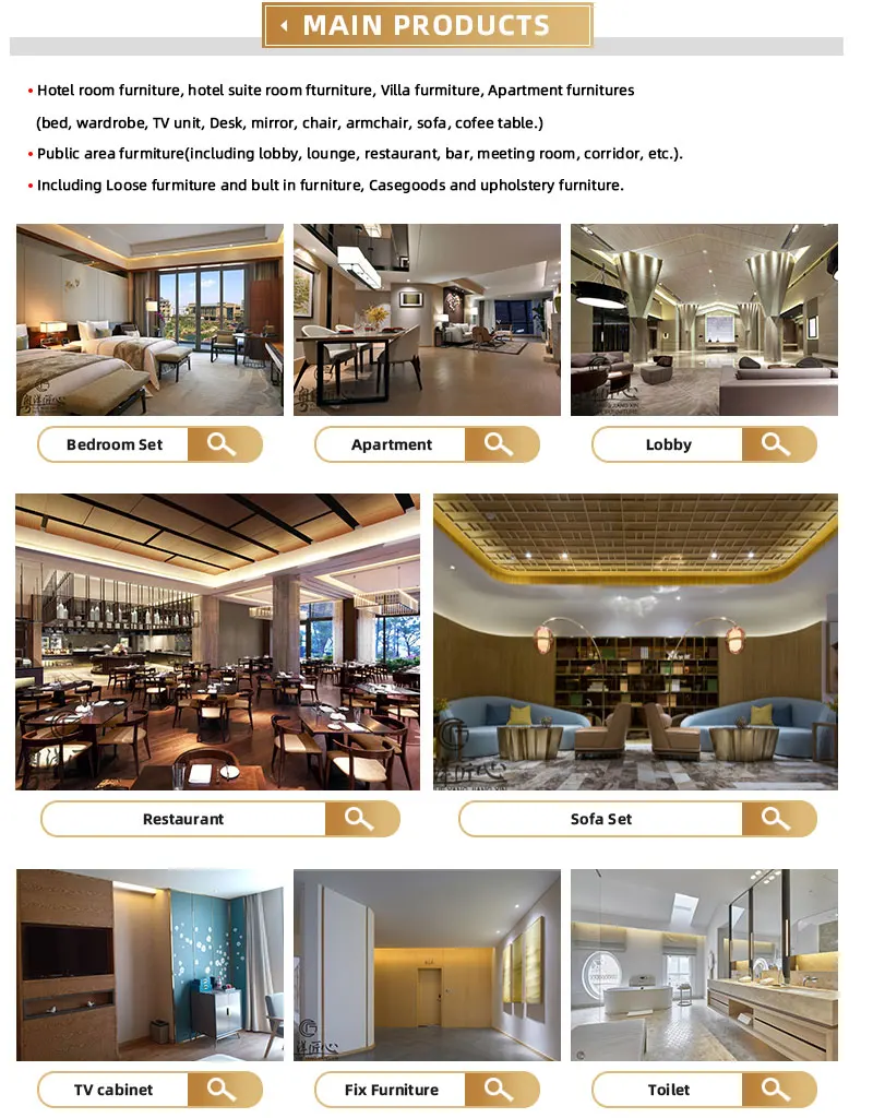 Luxury Bubble Star Hotel Bed Room Furniture Bedroom Set Hotel Furniture