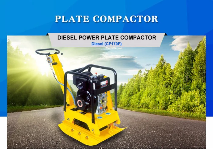 Walk Behind Vibrating Plate Compactor Price for Sale